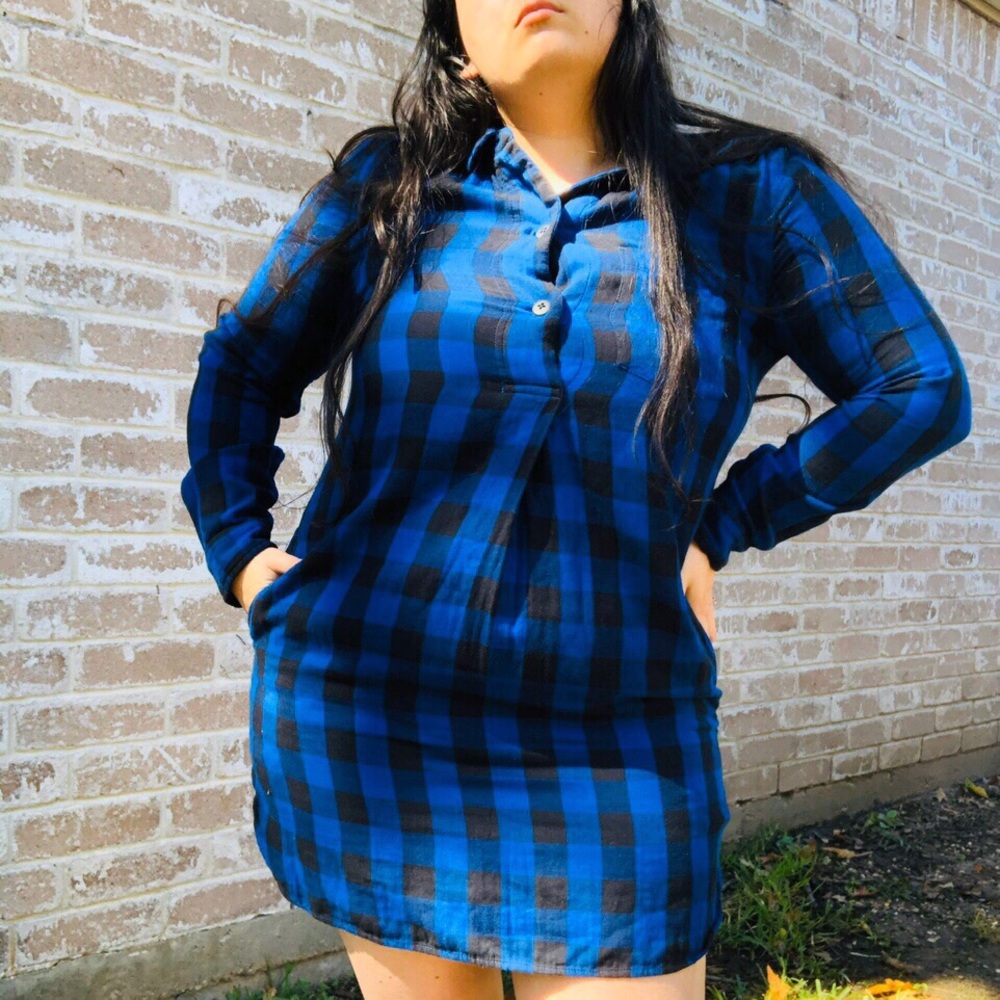 BLUE BUFFALO PLAID SHIRTDRESS by Madewell 💣